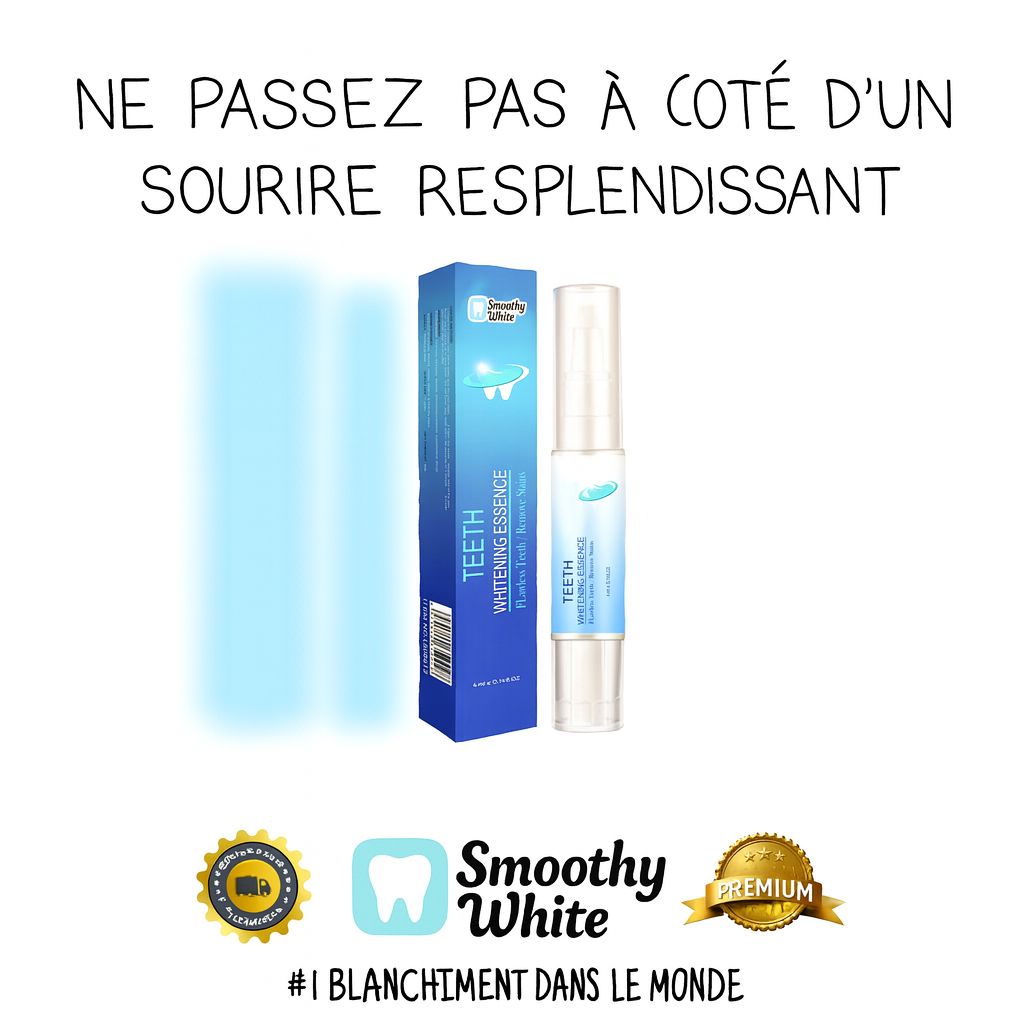SOURIRE HOLLYWOODIEN EN 1 UTILISATION !