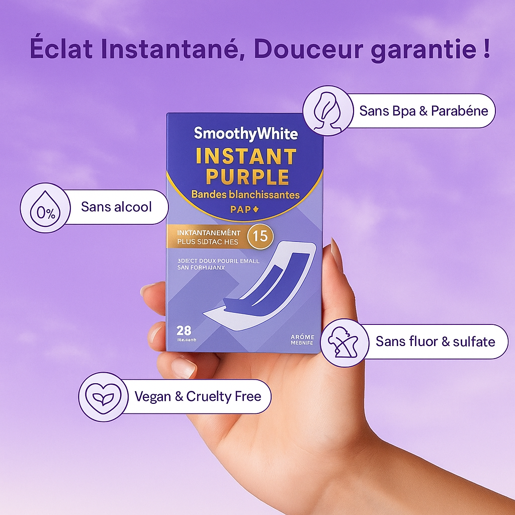 Bandes Blanchissantes Violettes