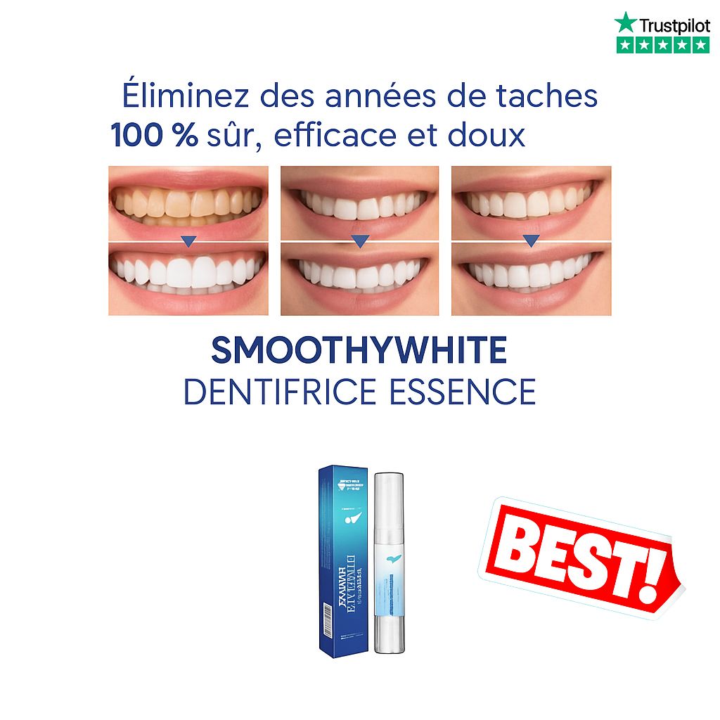 SOURIRE HOLLYWOODIEN EN 1 UTILISATION !